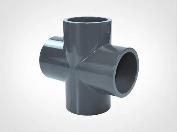 Cruz PVC 90º Presión 32mm para Encolar