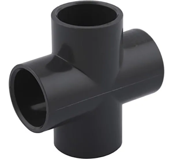 Cruz PVC 90º Presión 40mm para Encolar