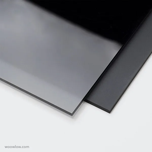 Plancha Metacrilato Ahumado Negro