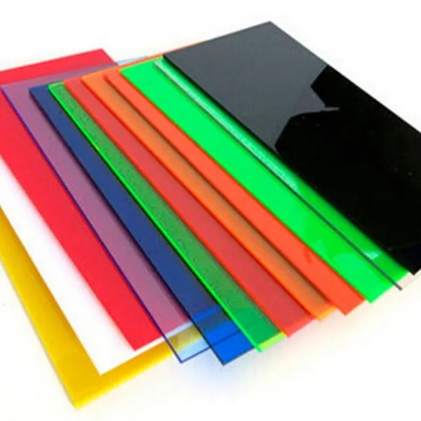 Planchas de Metacrilato Translúcido de Colores