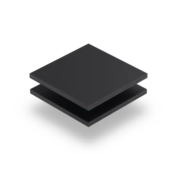 Plancha Metacrilato Negro 3mm