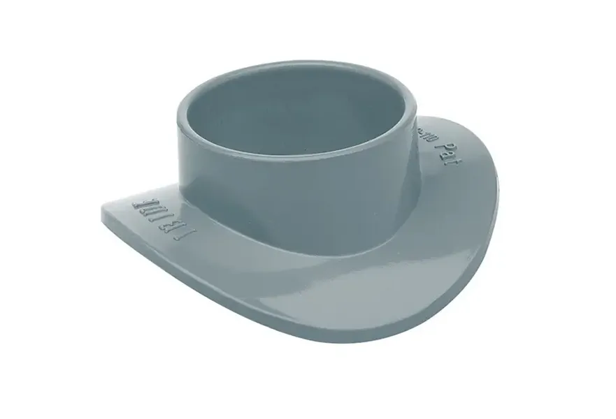 Injerto clip PVC sanitario 125 mm a 40 mm