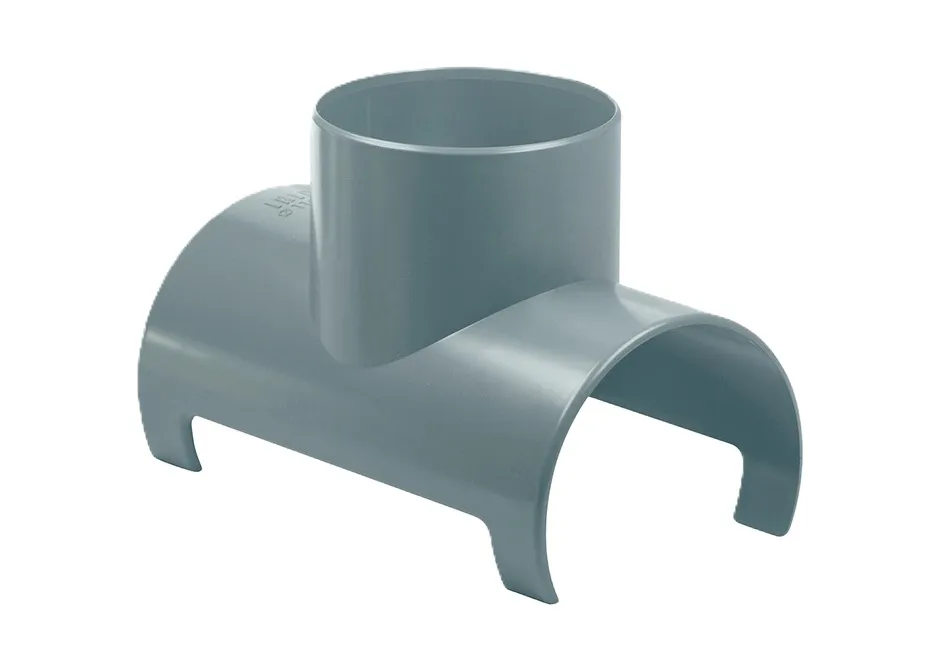 Injerto clip PVC sanitario 90 mm a 40mm